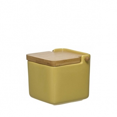 Saleiro amarelo mostarda