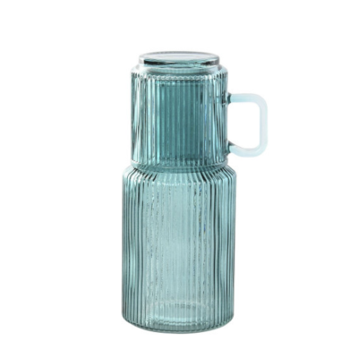 Jarro água 1L + copo (AZUL)