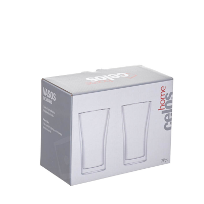 2 Copos de vidro duplo