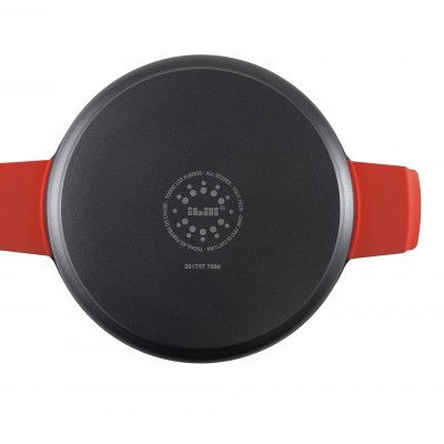 Caçarola alta com tampa (Ø20cm/Ø24cm/Ø28cm)