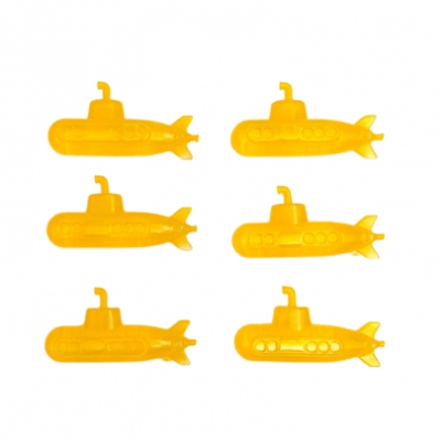 Conj. 6 refrigeradores de bebida "Yellow Submarine"