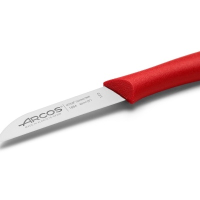 Faca para frutas e legumes 80mm (VERMELHO)