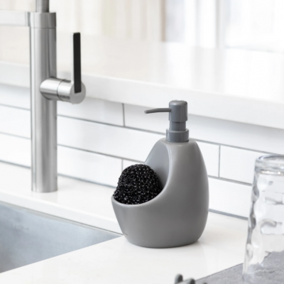 Dispensador de cozinha c/esfregão