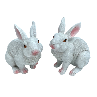 Coelho branco (2 MODELOS DISPONÍVEIS)