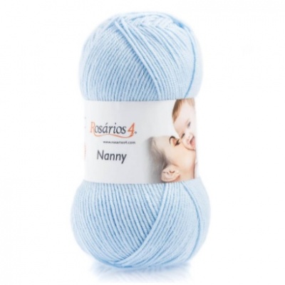 Lã Nanny 88 Azul Bebé