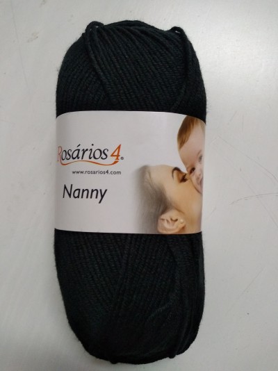 Lã Nanny 28 Preto