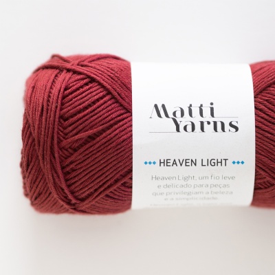 Algodão Heaven Light cor 5002 Vermelho escarlate