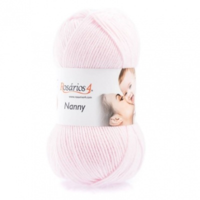 Lã Nanny 75 Rosa Bebé