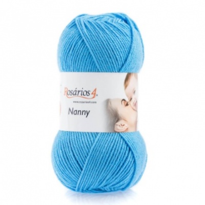 Lã Nanny 86 Azul Celeste