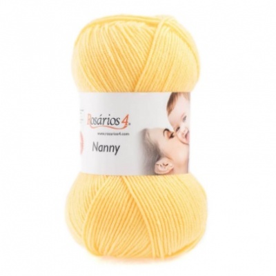 Lã Nanny 63 Amarelo Médio