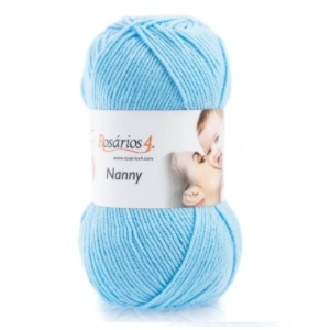 Lã Nanny 89 Azul Turqueza