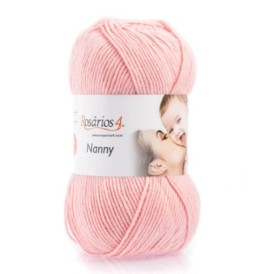 Lã Nanny 79 Rosa Suave