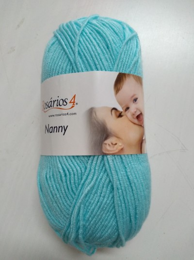 Lã Nanny 84 Azul Médio