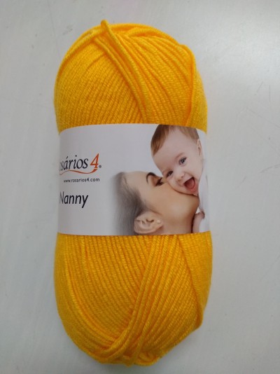 Lã Nanny 64 Amarelo Torrado