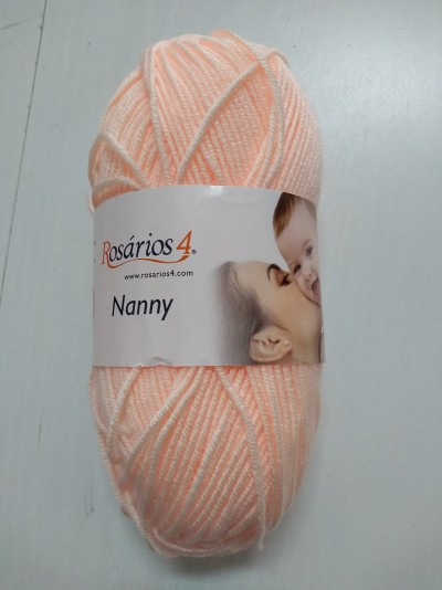 Lã Nanny 78 Salmão Bebé