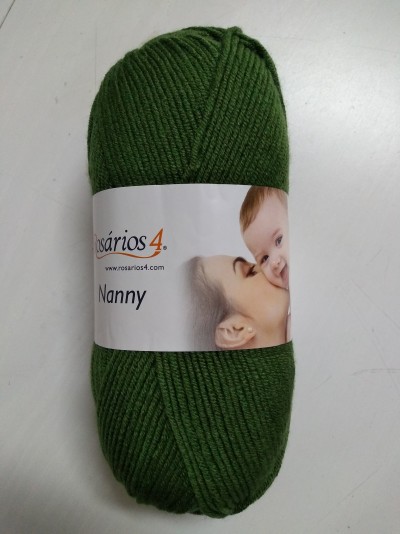 Lã Nanny 93 Verde Musgo