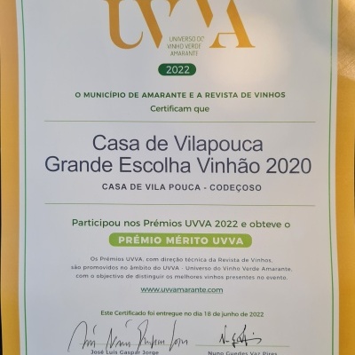 VINHO VERDE  TINTO GRANDE ESCOLHA 2020
