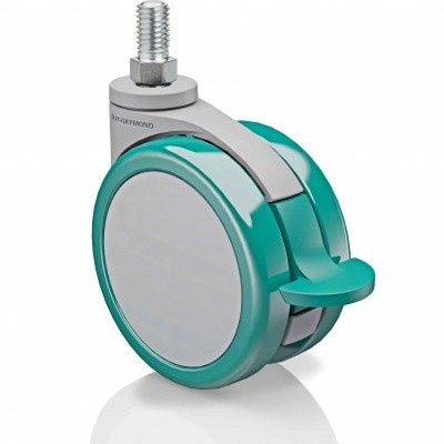 Rodízio 34/PUT-75 F2 M10x15 Anti-Microbios