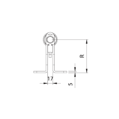 Batente c/tranca 202 F-B