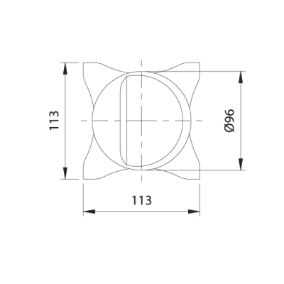 Batente p/chumbar 170
