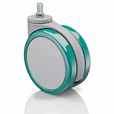 Rodízio 34/PU-100 F2 M10x20 Anti-Microbios