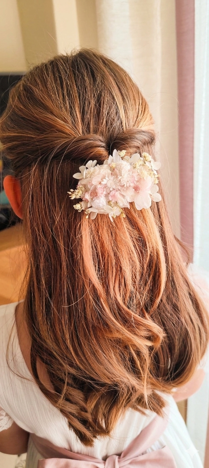 Gancho/Travessão de Flores Secas e Preservadas