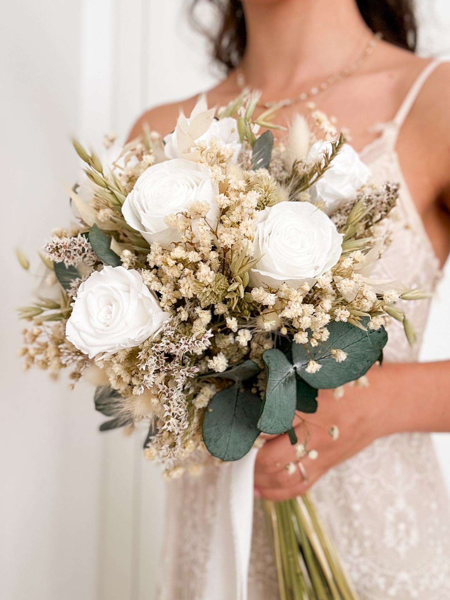 Bouquet Clássico com rosas preservadas