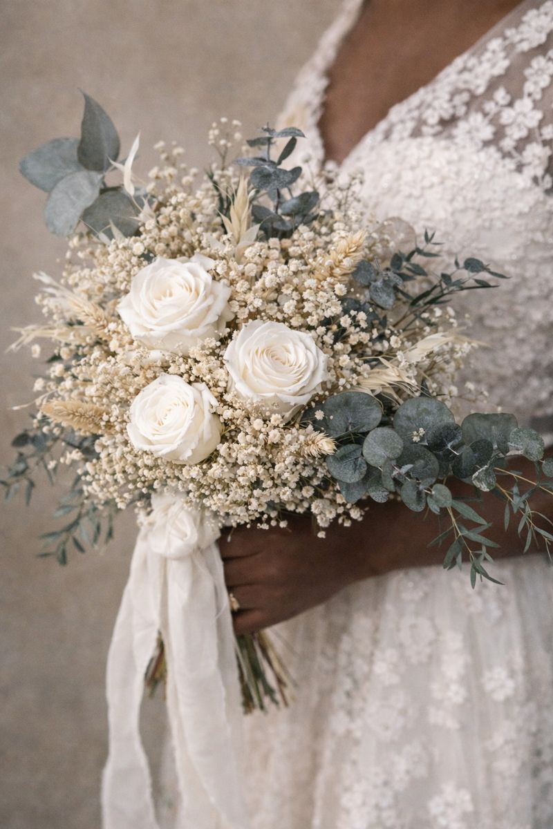 Bouquet Clássico com rosas preservadas