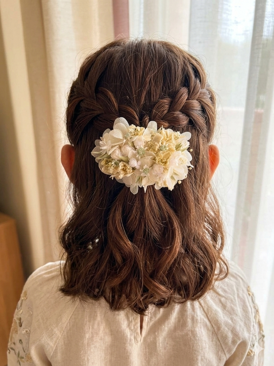 Gancho/Travessão de Flores Secas e Preservadas