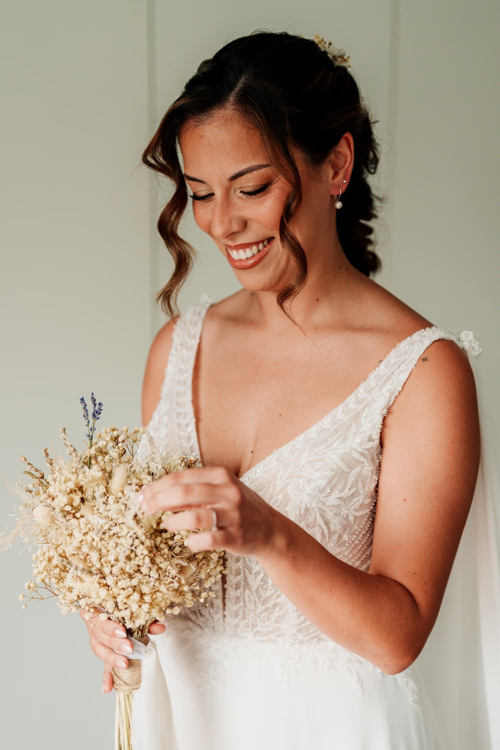 Bouquet com Gipsofila Preservada