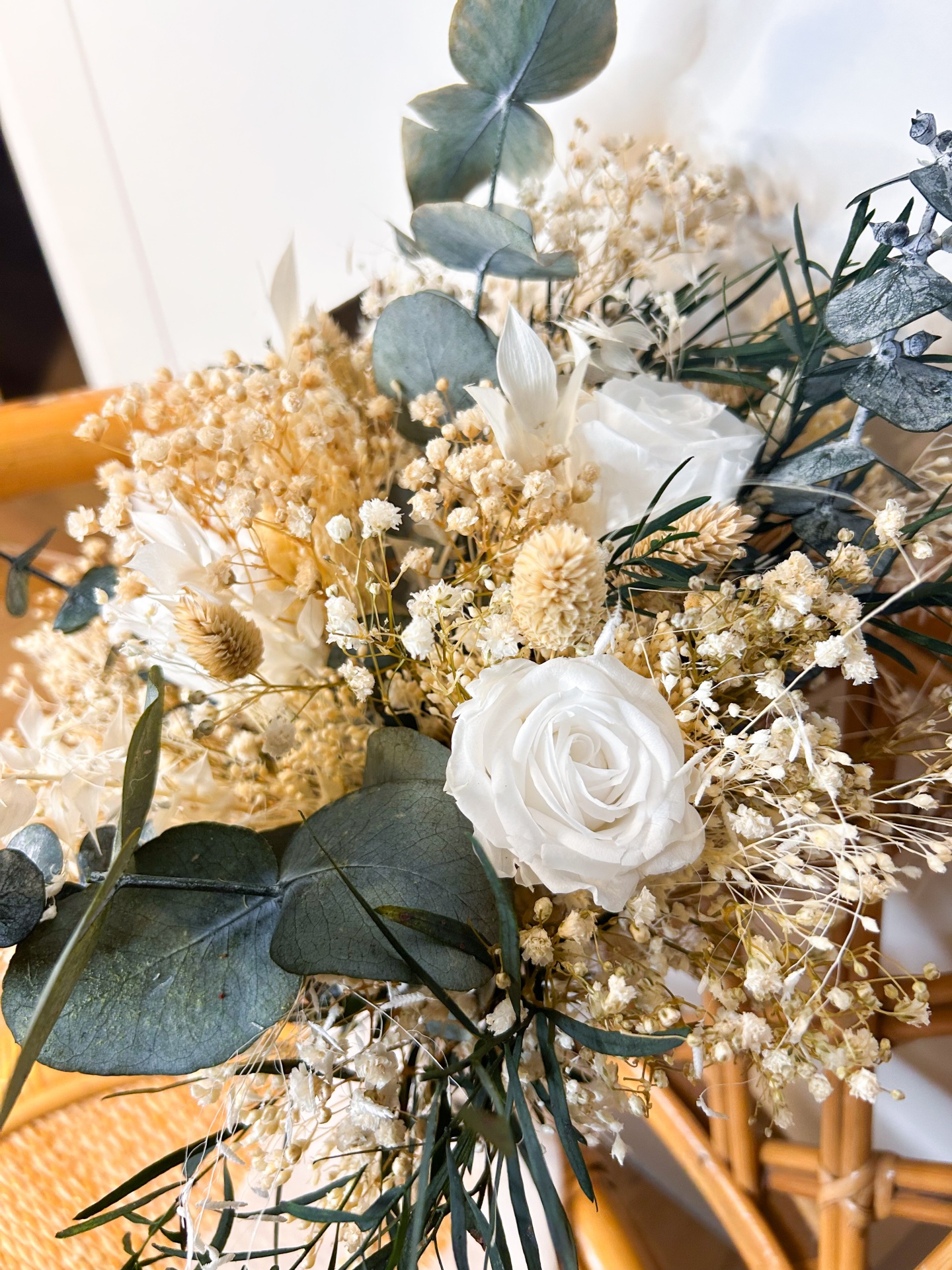 Bouquet Clássico com rosas preservadas
