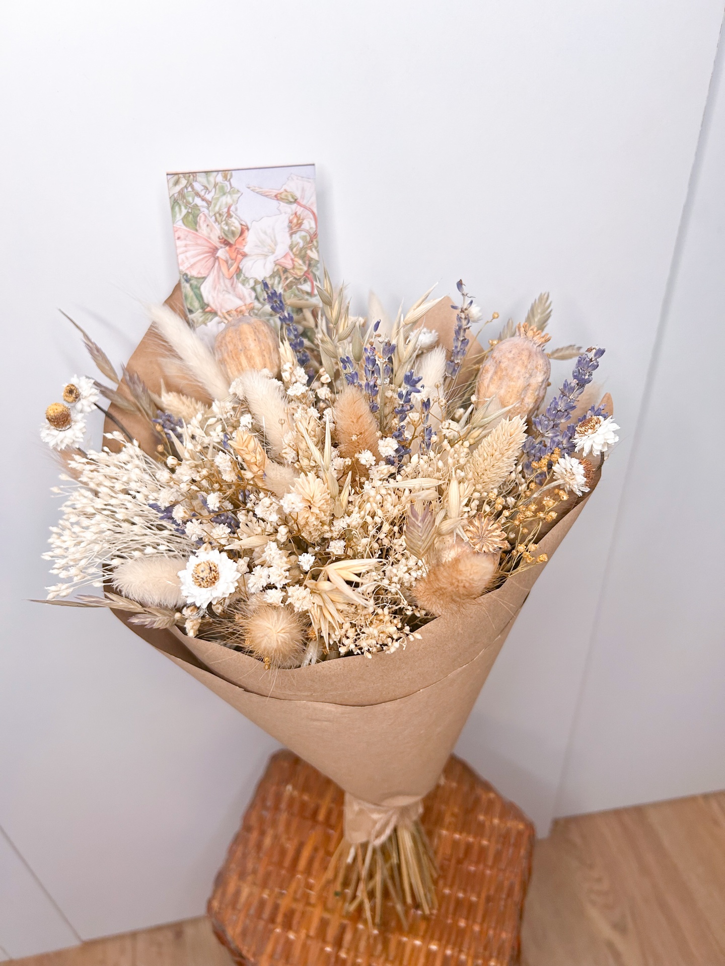 Ramo de Flores Secas e Preservadas – Oferta e Decoração