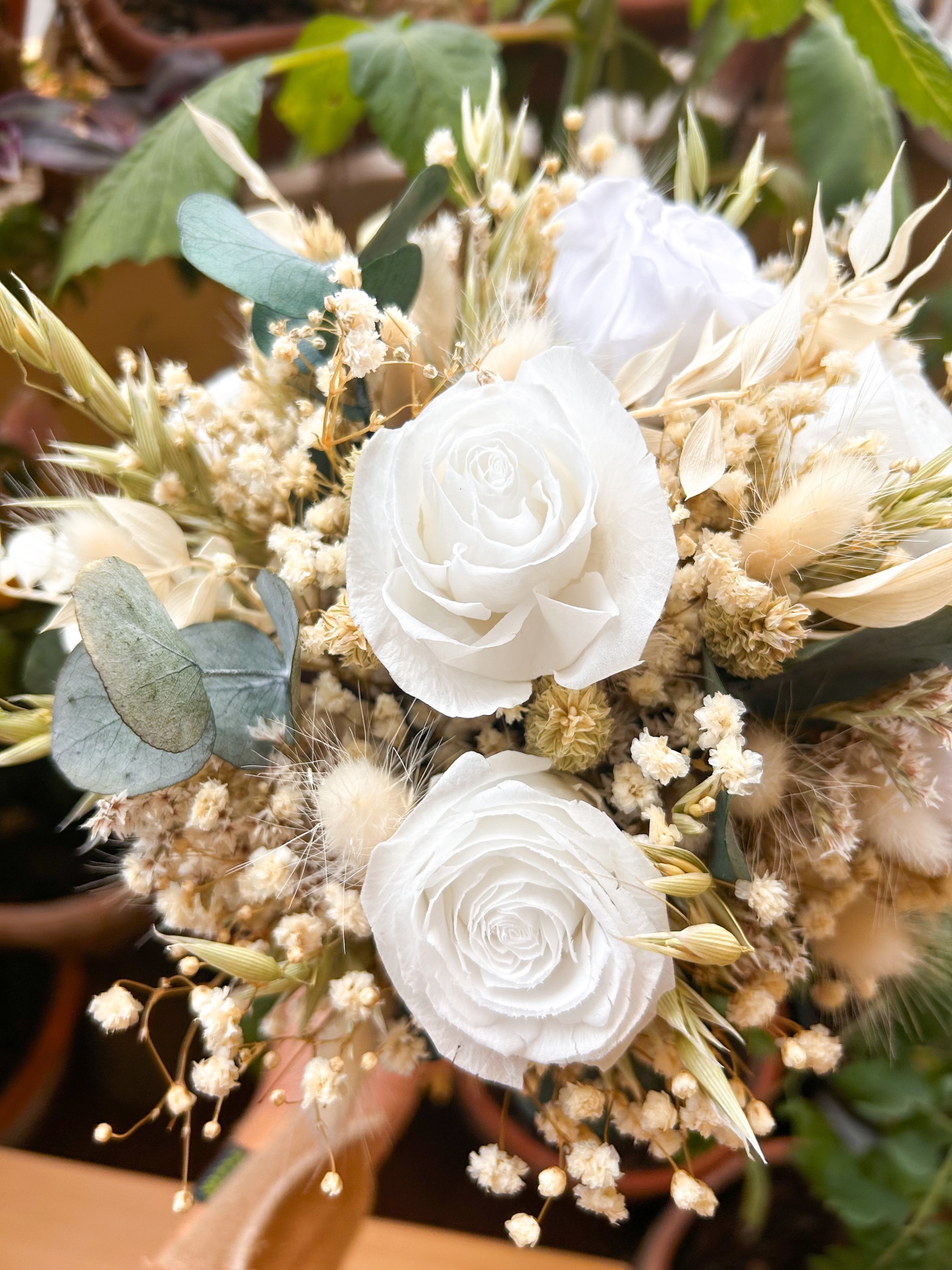 Bouquet Clássico com rosas preservadas