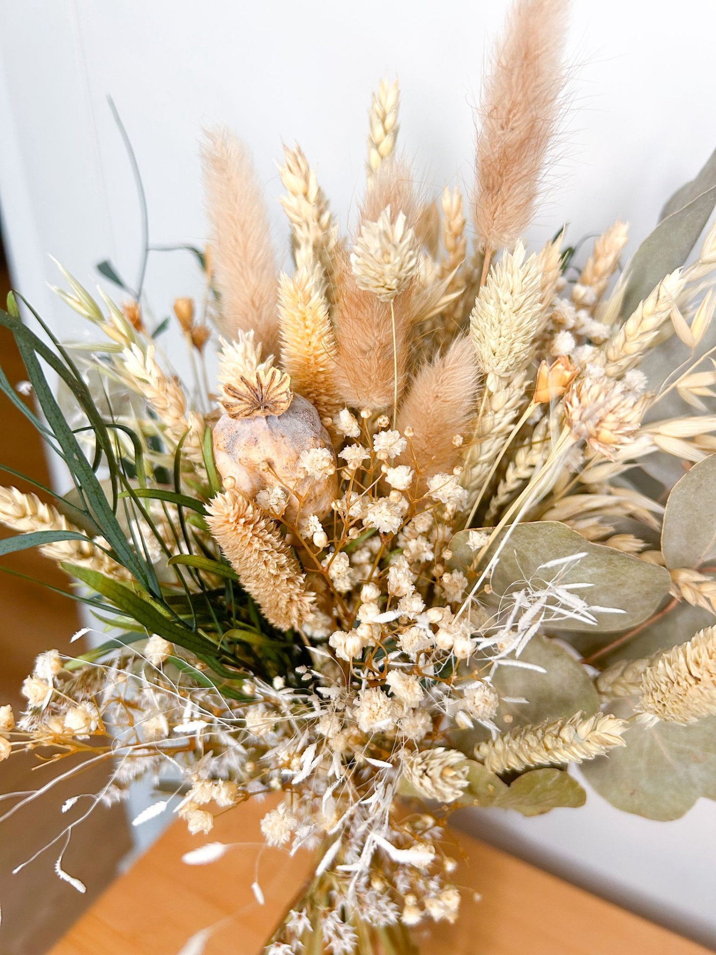 Ramo Boho de Flores Secas e Preservadas