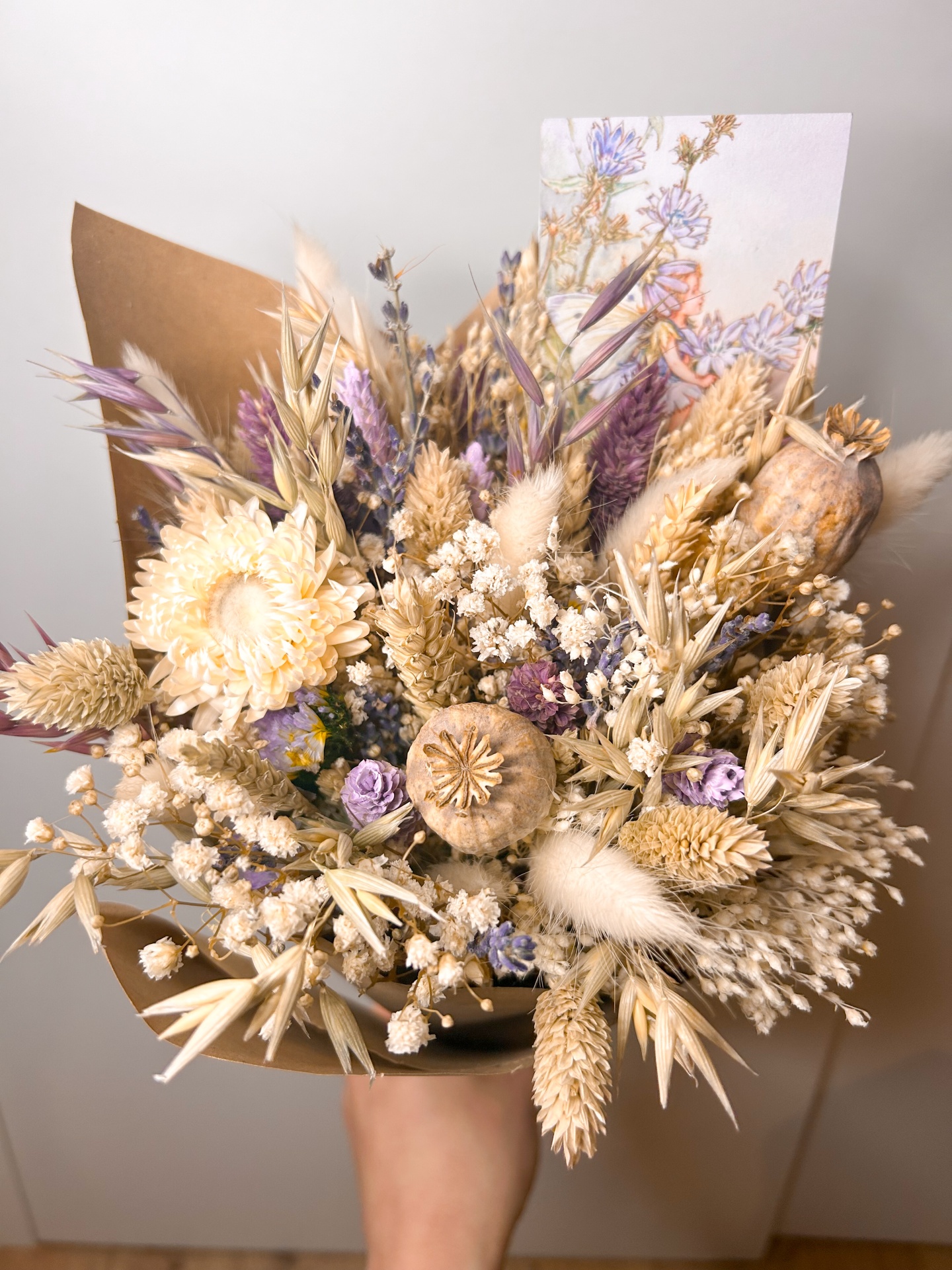 Ramo de Flores Secas e Preservadas – Oferta e Decoração