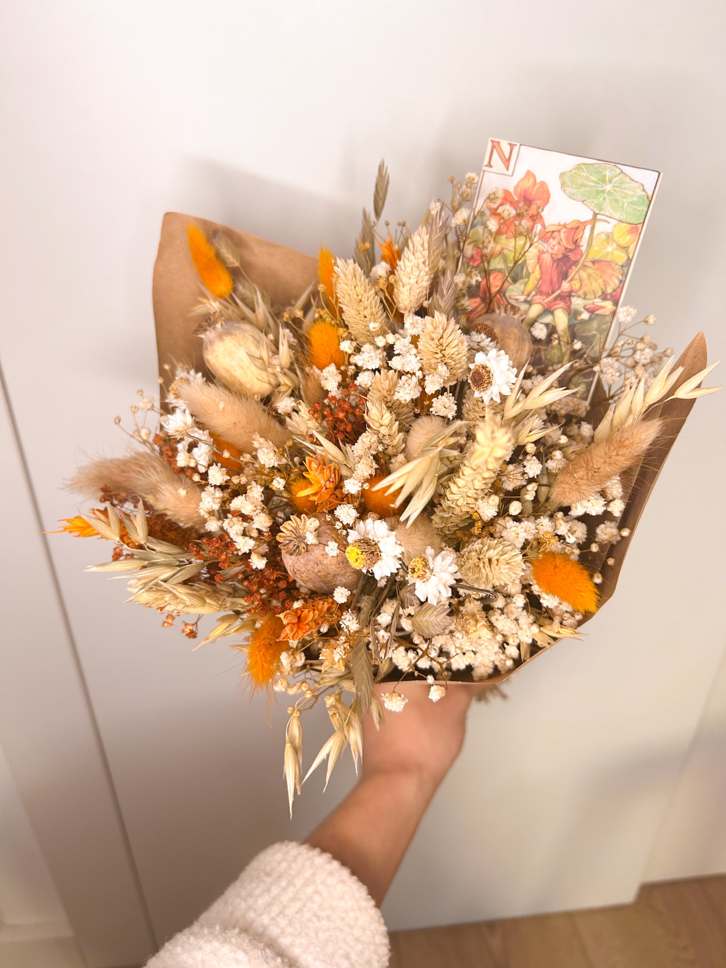 Ramo de Flores Secas e Preservadas – Oferta e Decoração