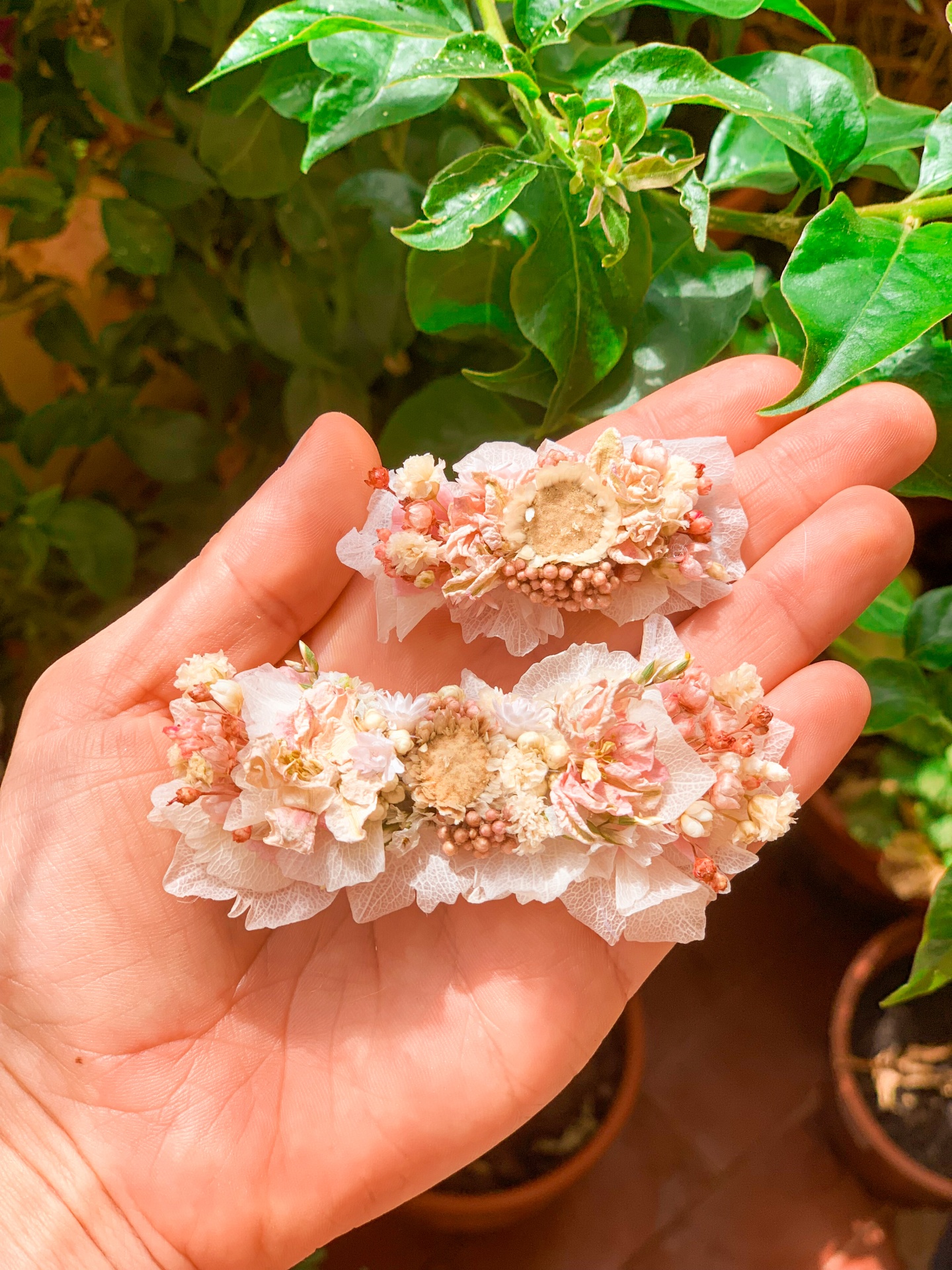 Gancho/Travessão  de Flores Secas e Preservadas