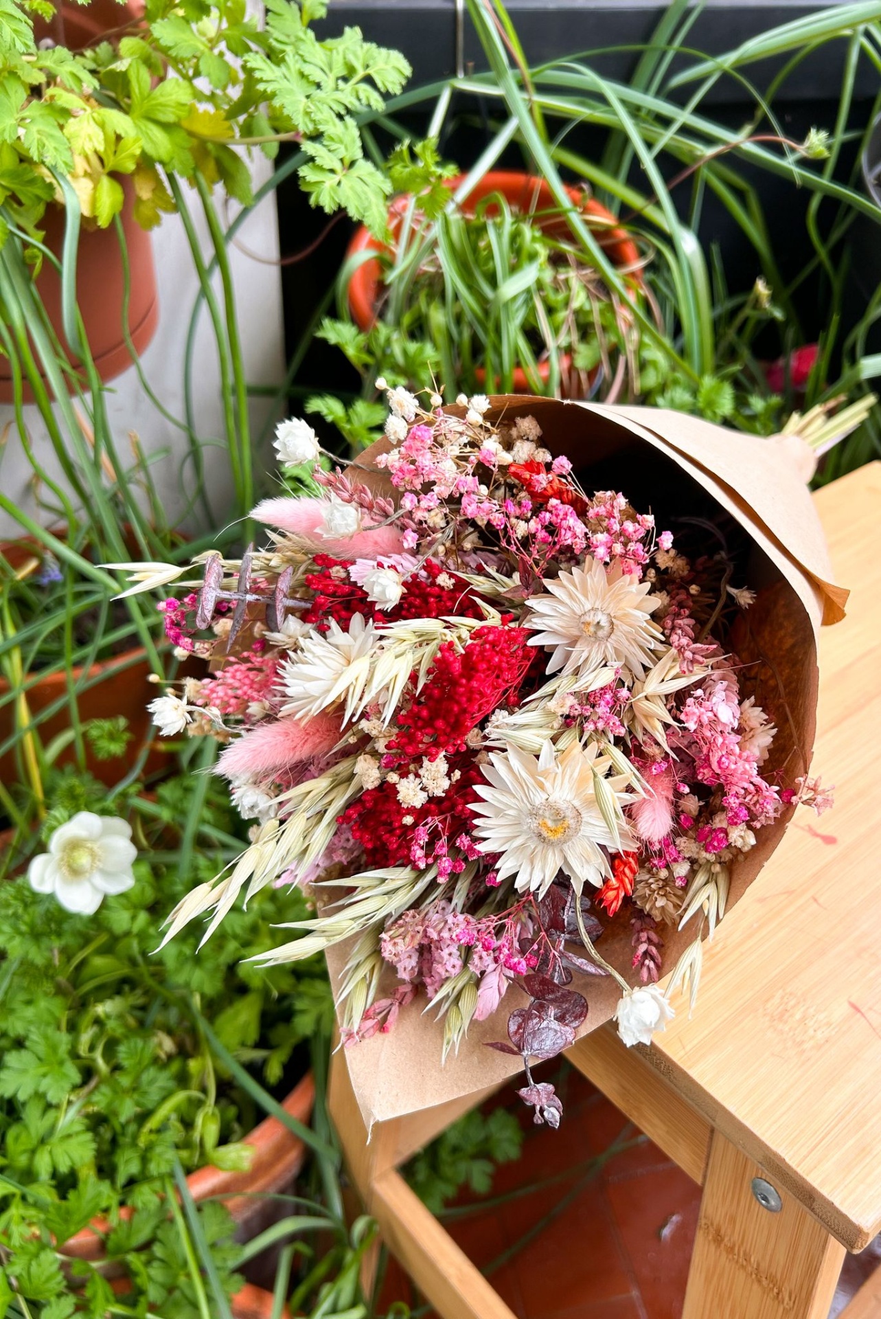 Ramo de Flores Secas e Preservadas – Especial Dia dos Namorados / São Valentim