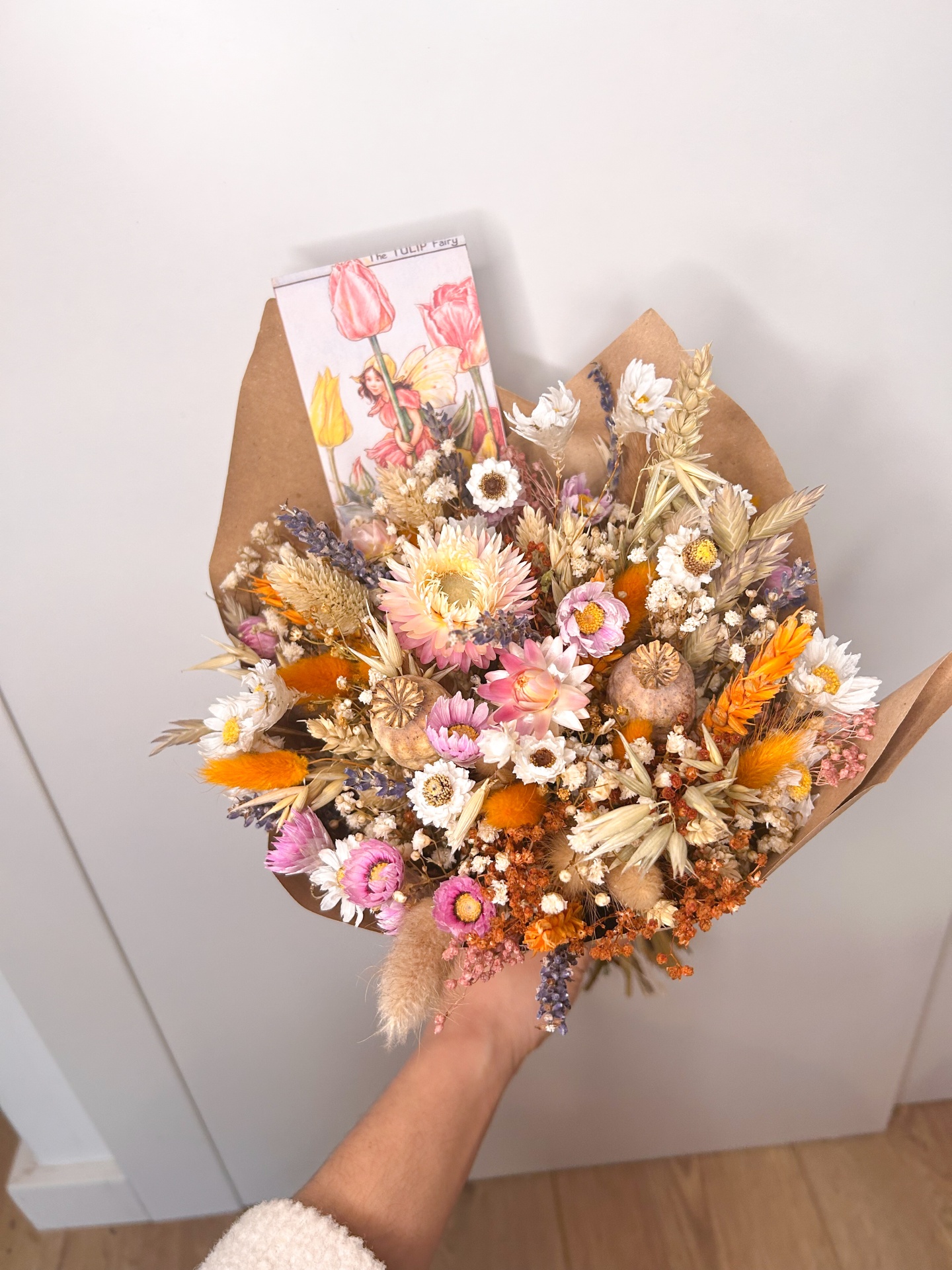 Ramo de Flores Secas e Preservadas – Oferta e Decoração
