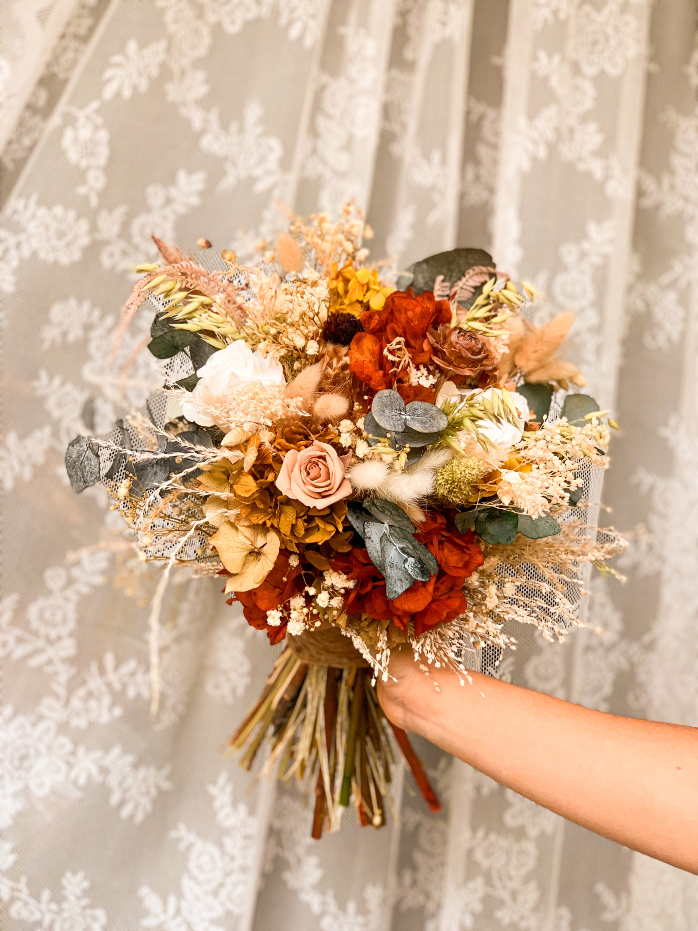 Bouquet/ Ramo de Noiva em Flores Secas e Preservadas | Romântico, Boho e Campestre