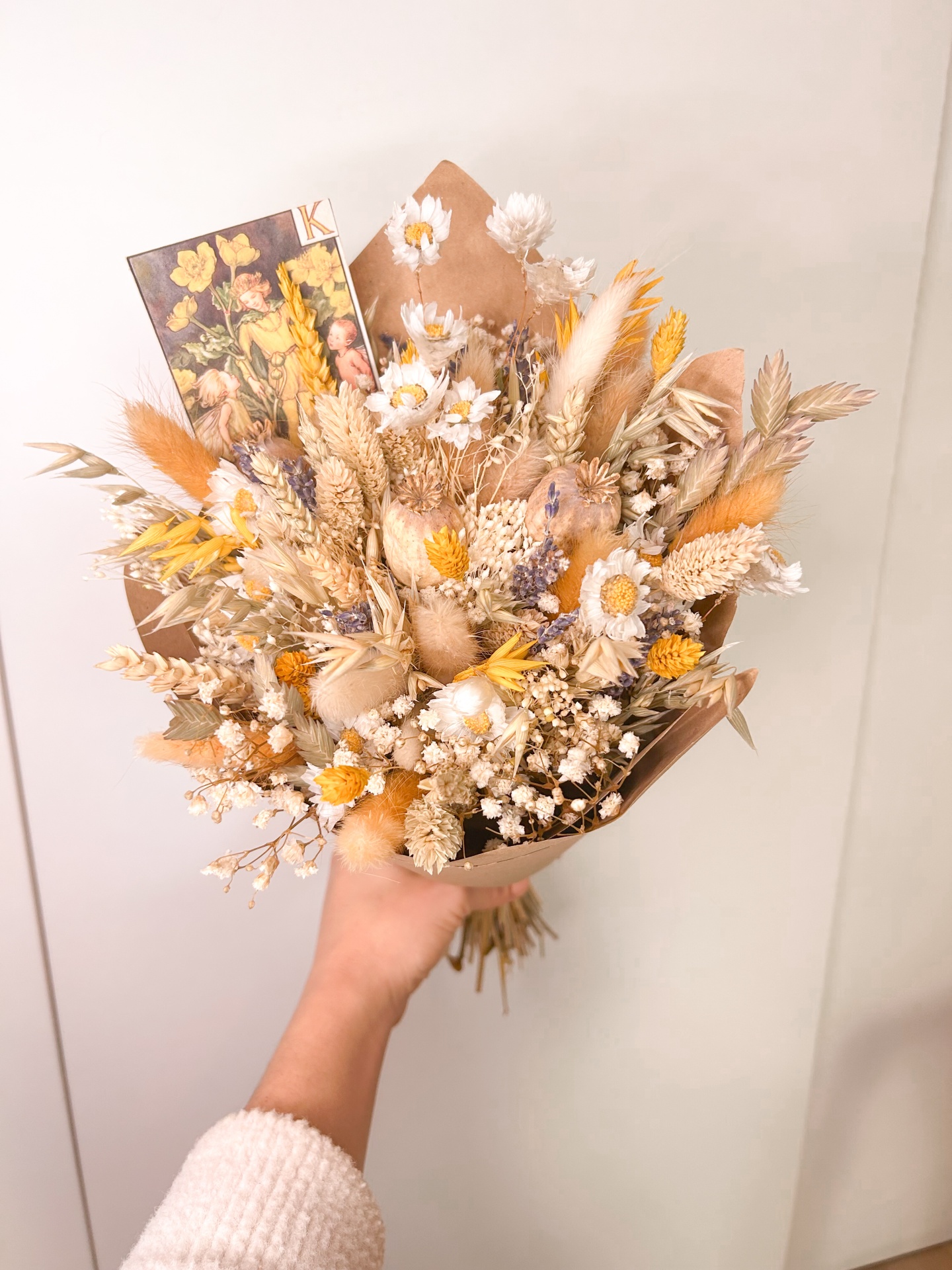 Ramo de Flores Secas e Preservadas – Oferta e Decoração