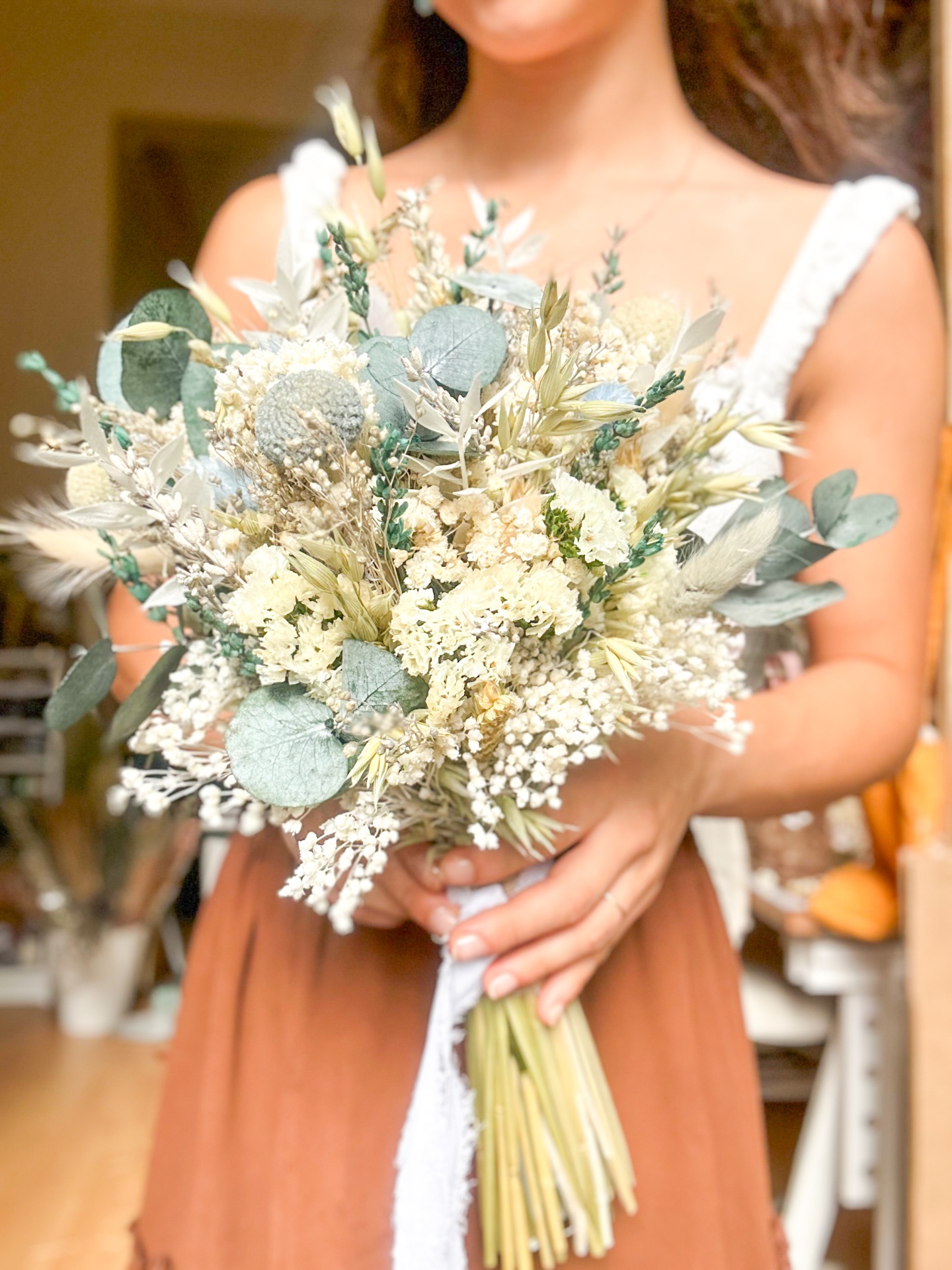 Bouquet Campestre Azul Celeste