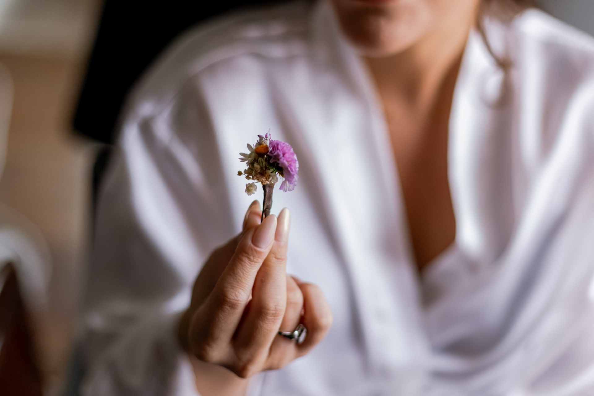 Ganchos Invisíveis em Flores Secas e Preservadas