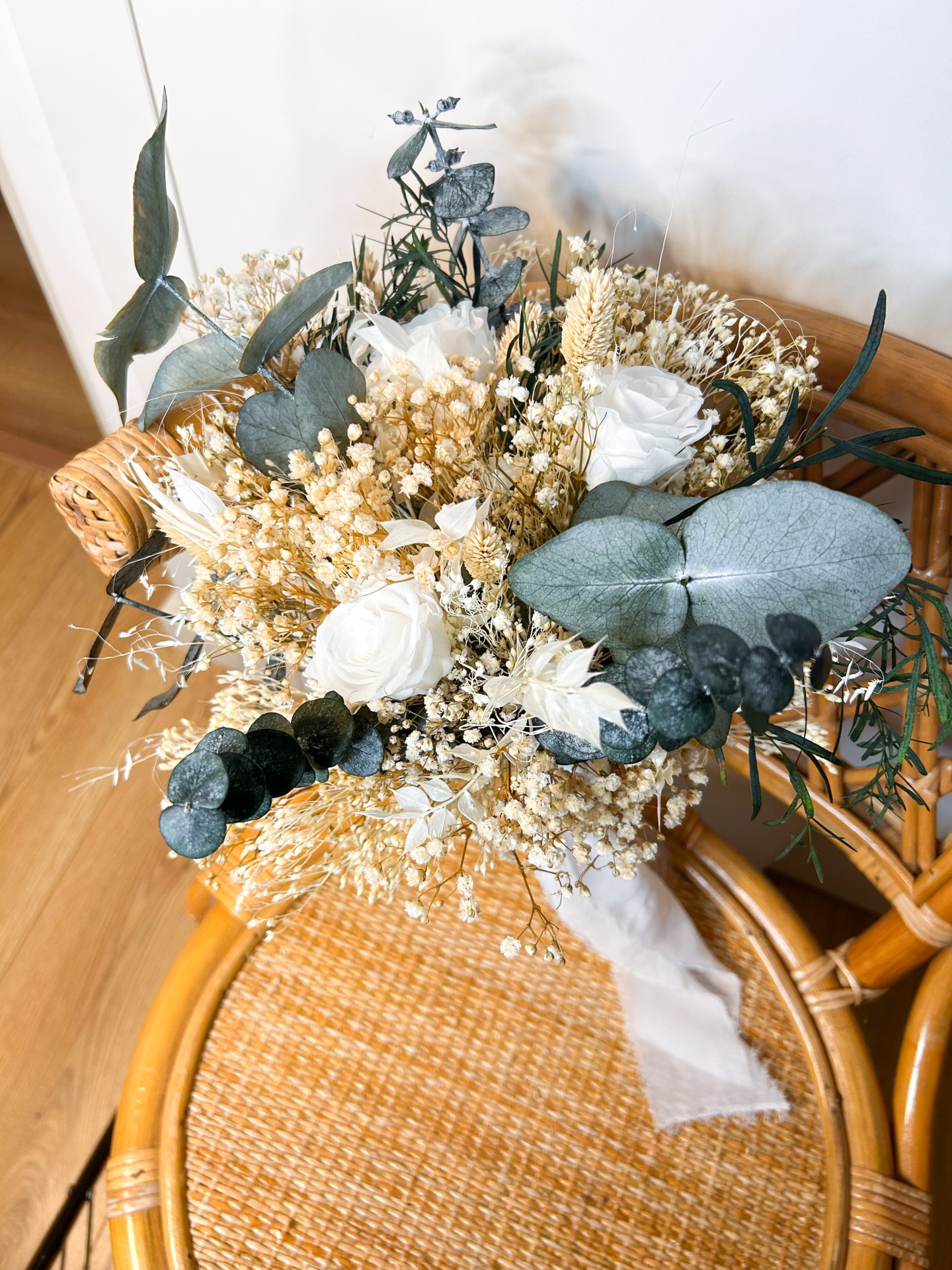 Bouquet Clássico com rosas preservadas