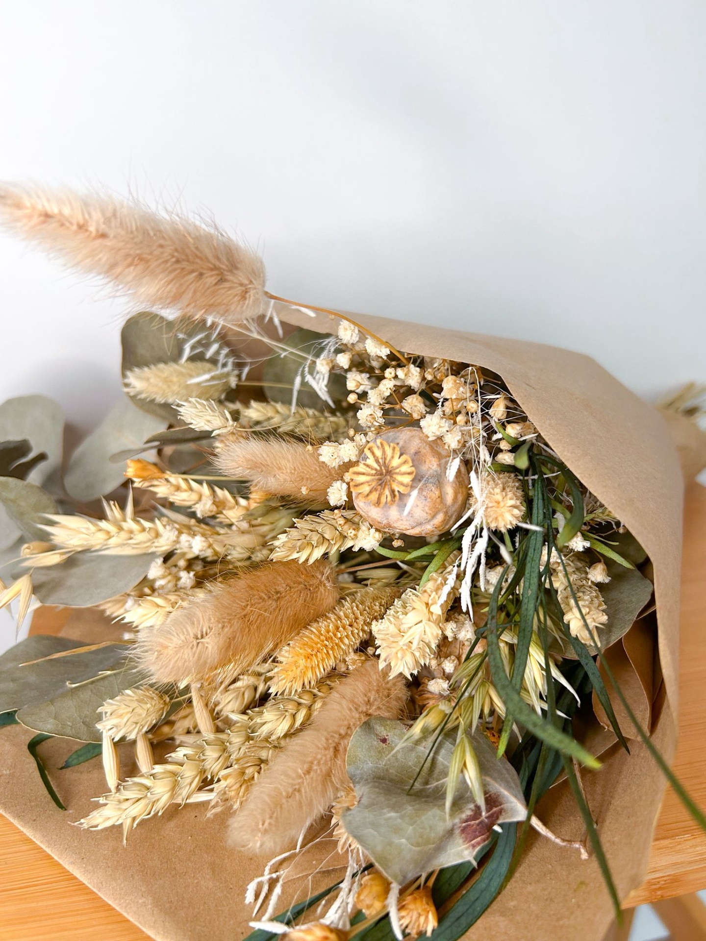 Ramo Boho de Flores Secas e Preservadas