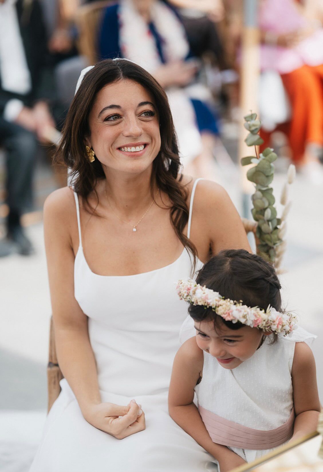 Coroa de Flores Secas e Preservadas para Crianças