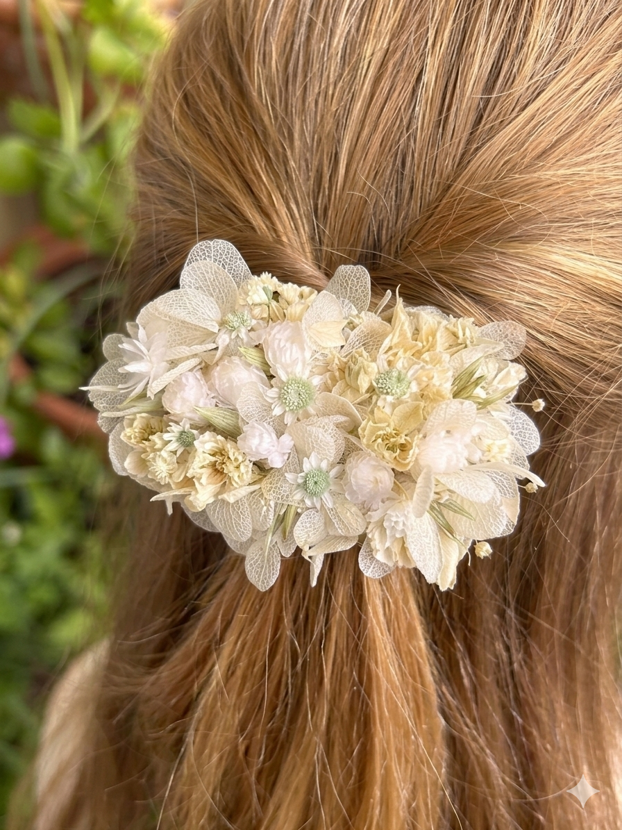 Gancho/Travessão de Flores Secas e Preservadas