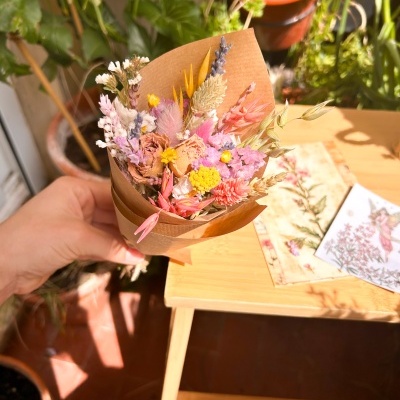 Molhinho de Flores Secas e Preservadas -  Miminho