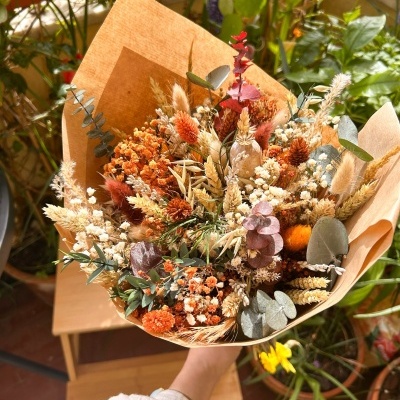 Ramos de Flores Secas e Preservadas