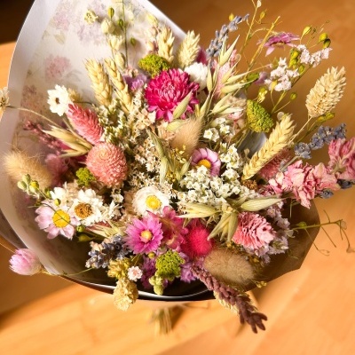 Ramo de Flores Secas e Preservadas -Verão